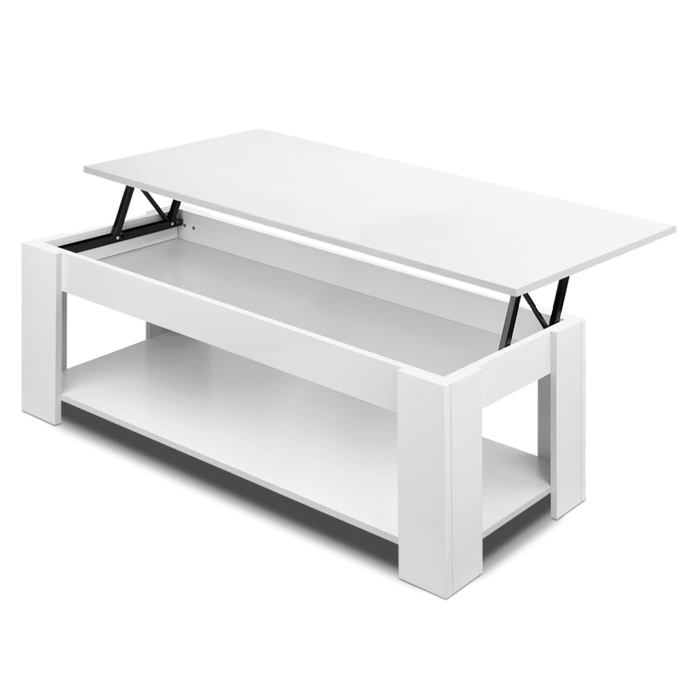 Lift-Top Coffee Table - Stylish White Finish-Furniture > Living Room > Coffee Tables-Nomica Living