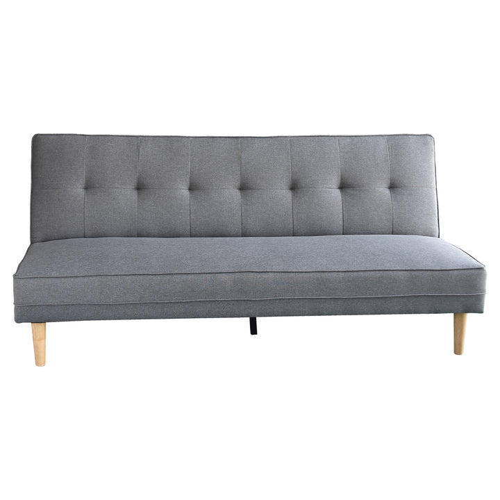 Madison 3-Seater Linen Suite Sofa Bed - Light Grey-Furniture > Sofas > Sofas & Sofa Beds-Nomica Living