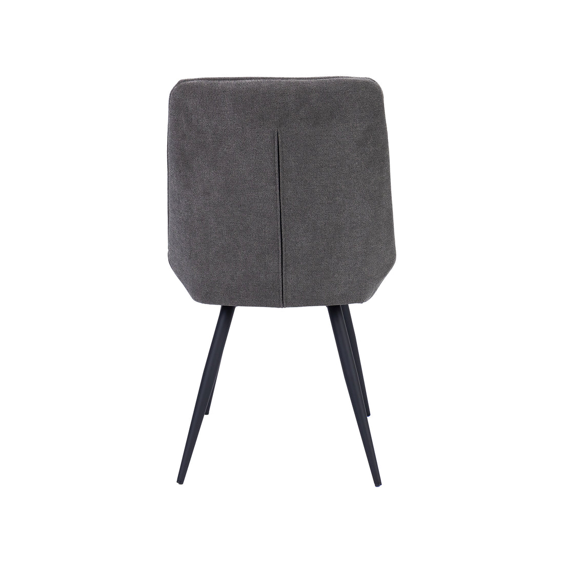 Graphite Fabric Seat Dining Chairs with Metal Frame (Set of 8)