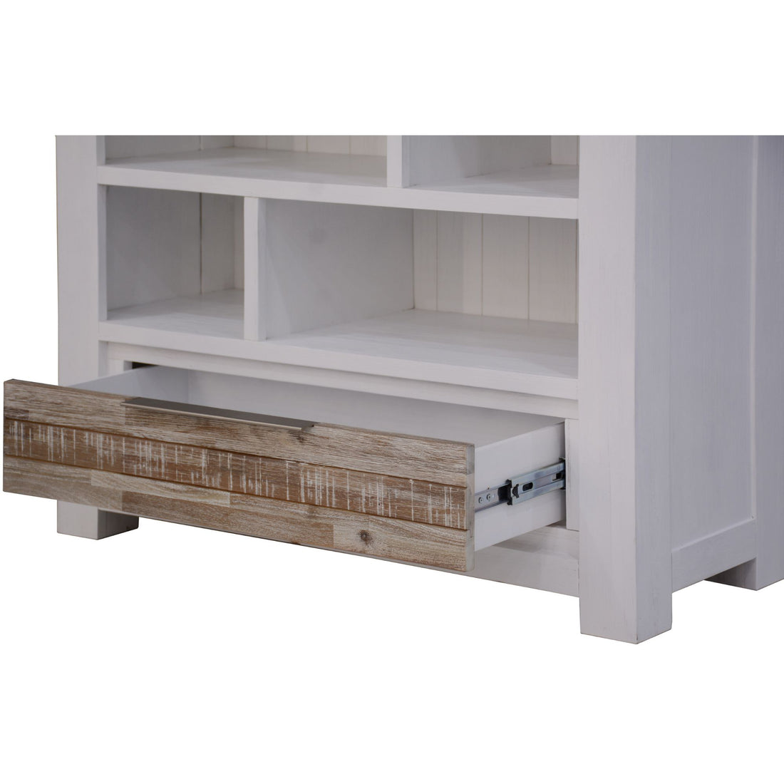 Bookshelf Display Unit – 200cm Solid Acacia Timber Wood