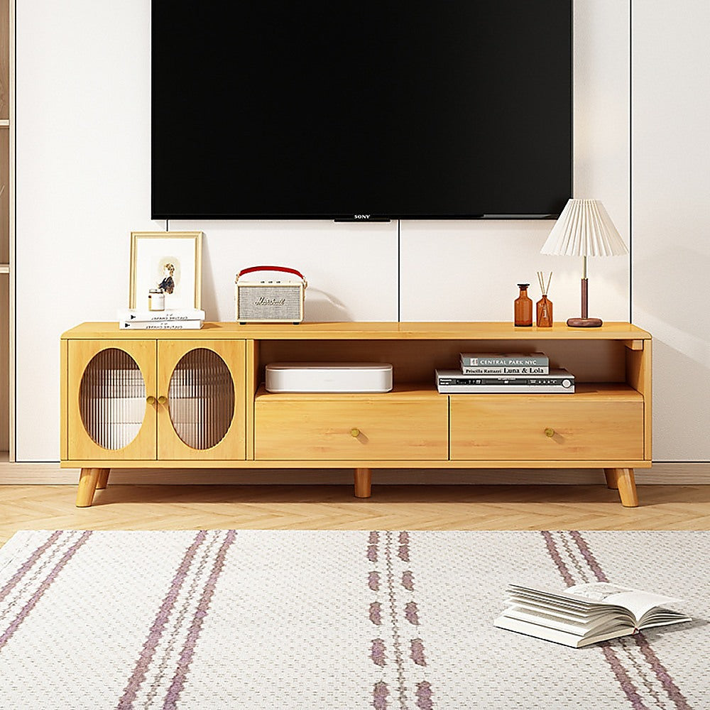 Modern TV Cabinet Entertainment Unit with Ample Storage-Furniture > Living Room > TV Units-Nomica Living