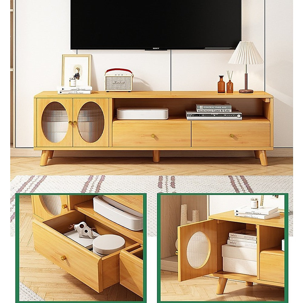 Modern TV Cabinet Entertainment Unit with Ample Storage-Furniture > Living Room > TV Units-Nomica Living