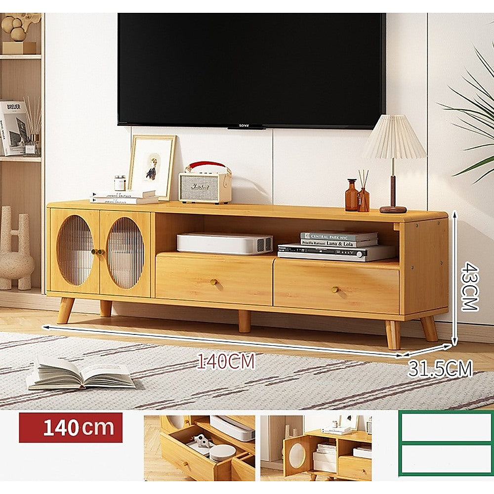 Modern TV Cabinet Entertainment Unit with Ample Storage-Furniture > Living Room > TV Units-Nomica Living