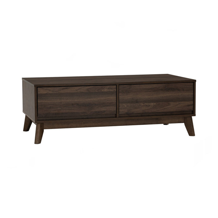 Hirado Coffee Table with Storage Drawers – Cocoa Finish-Furniture > Living Room > Coffee Tables-Nomica Living