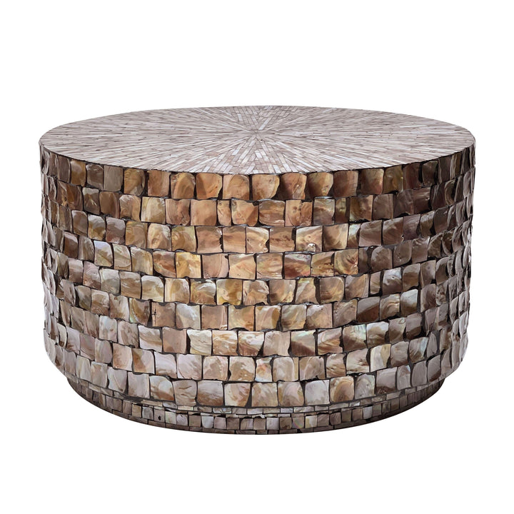 Luxury Mother of Pearl Handmade Coffee Table-Furniture > Living Room > Coffee Tables-Nomica Living