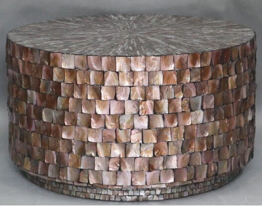 Luxury Mother of Pearl Handmade Coffee Table-Furniture > Living Room > Coffee Tables-Nomica Living